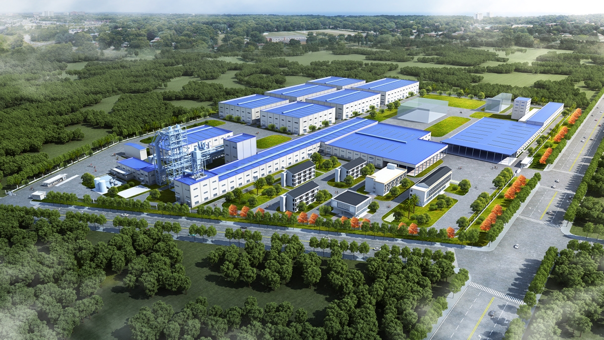 湖北東潤木業有限公司年產15萬m3高密度纖維板薄板線