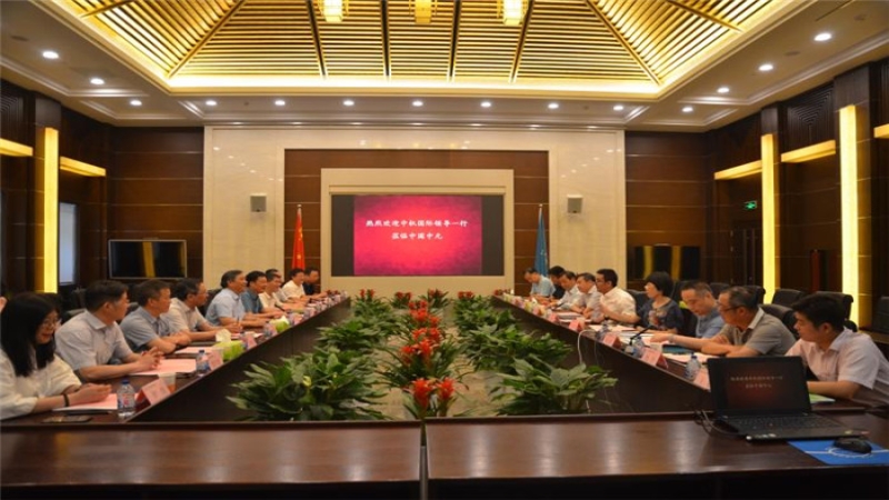 中機國際領導一行訪問中國中元