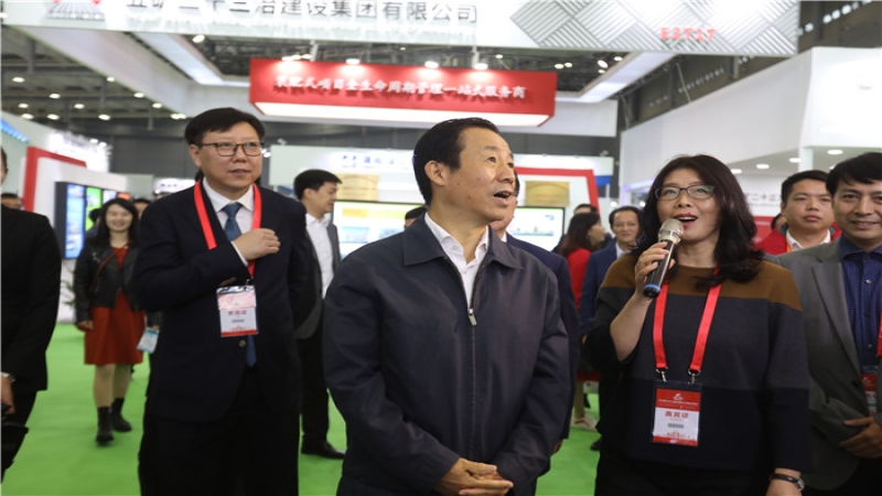 2019筑博會(huì)中機(jī)國(guó)際精彩亮相 省長(zhǎng)許達(dá)哲親臨展位參觀調(diào)研