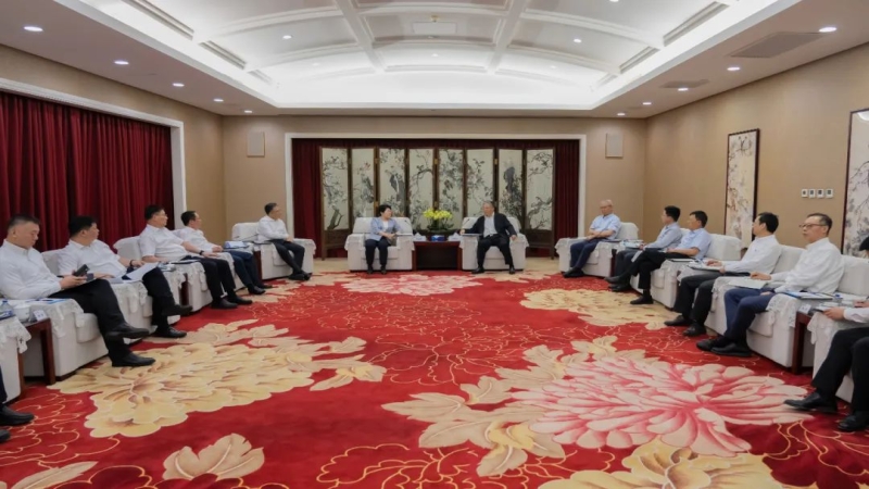 張曉侖會見湖南省委常委、長沙市委書記吳桂英一行